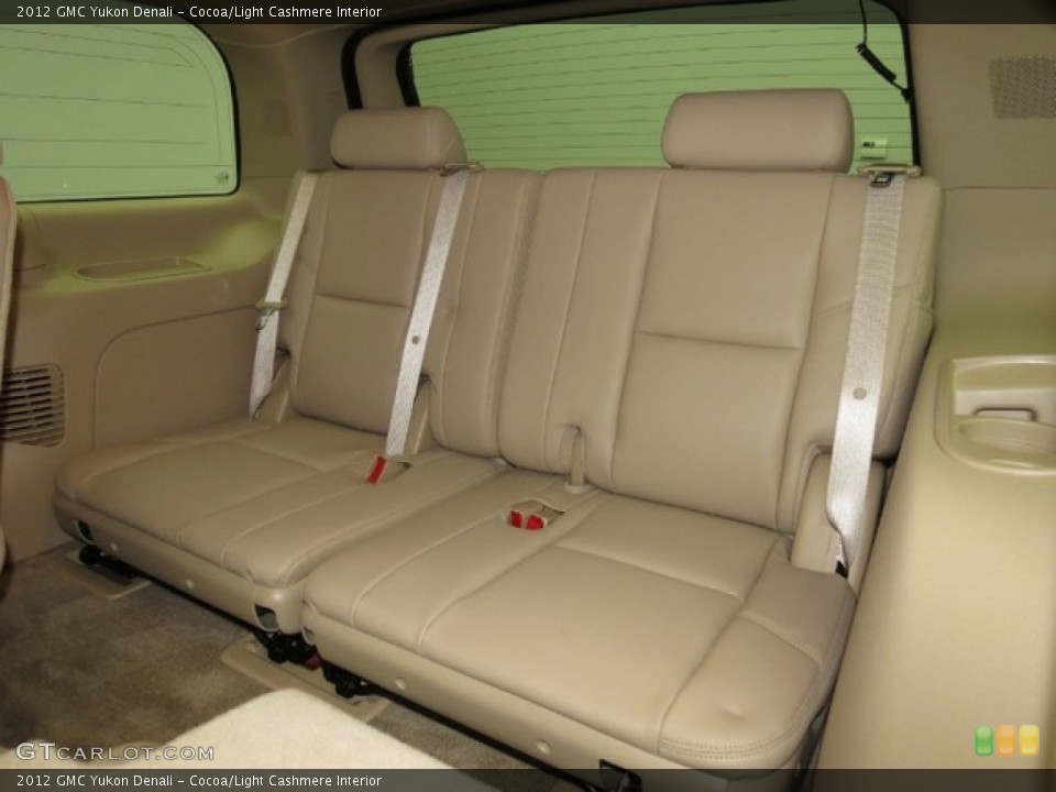 Cocoa/Light Cashmere Interior Rear Seat for the 2012 GMC Yukon Denali #78386084