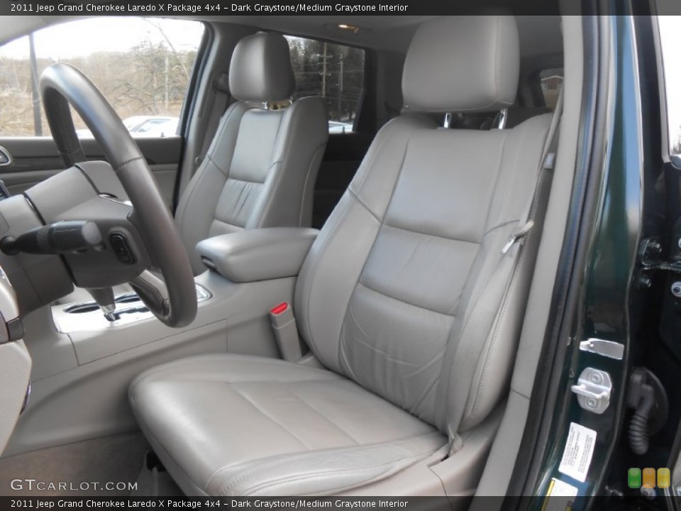 Dark Graystone/Medium Graystone Interior Front Seat for the 2011 Jeep Grand Cherokee Laredo X Package 4x4 #78386087