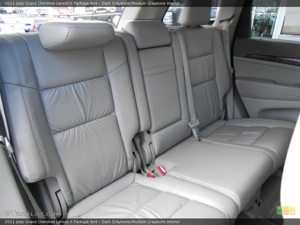 Dark Graystone/Medium Graystone Interior Rear Seat for the 2011 Jeep Grand Cherokee Laredo X Package 4x4 #78386201