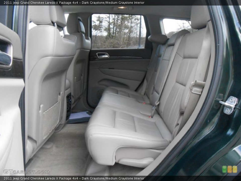 Dark Graystone/Medium Graystone Interior Rear Seat for the 2011 Jeep Grand Cherokee Laredo X Package 4x4 #78386246