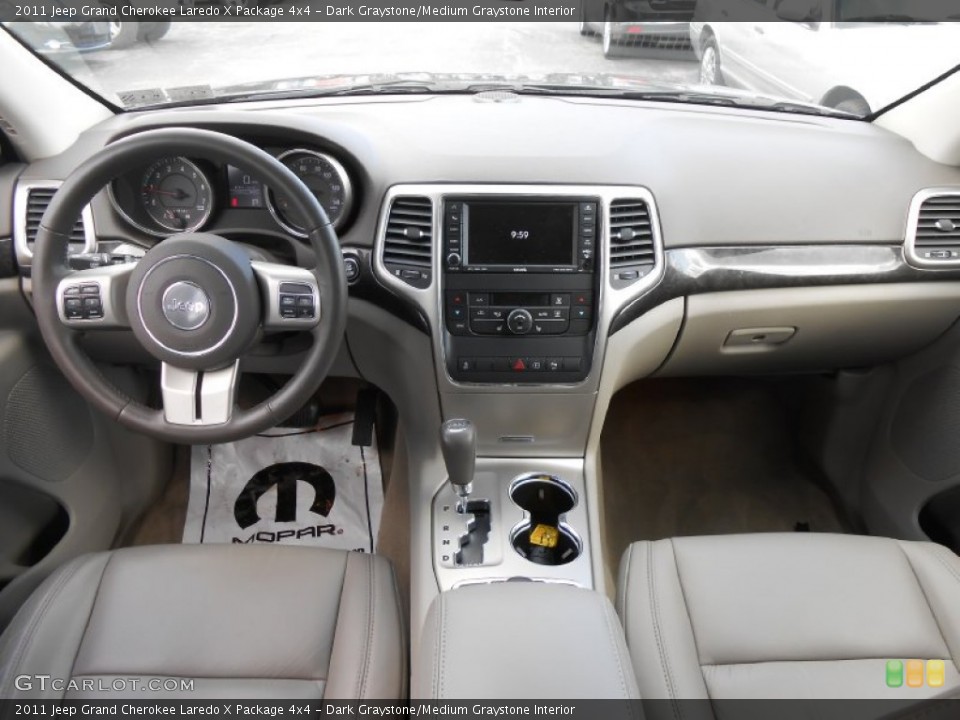 Dark Graystone/Medium Graystone Interior Dashboard for the 2011 Jeep Grand Cherokee Laredo X Package 4x4 #78386261