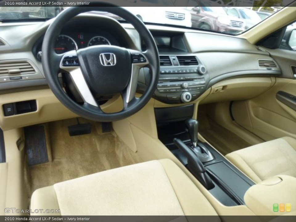 Ivory Interior Prime Interior for the 2010 Honda Accord LX-P Sedan #78386528