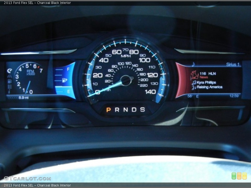 Charcoal Black Interior Gauges for the 2013 Ford Flex SEL #78387073