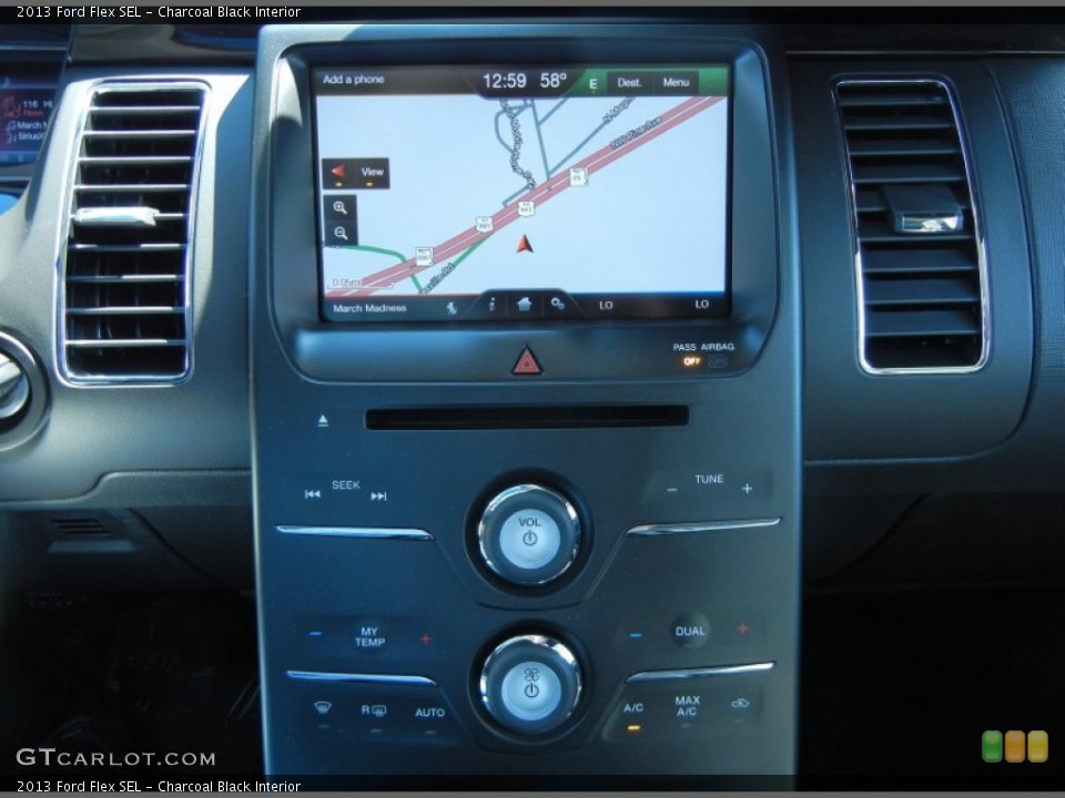 Charcoal Black Interior Navigation for the 2013 Ford Flex SEL #78387098