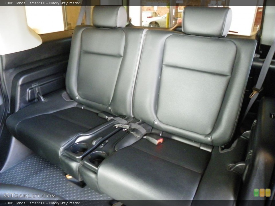Black/Gray Interior Rear Seat for the 2006 Honda Element LX #78387304