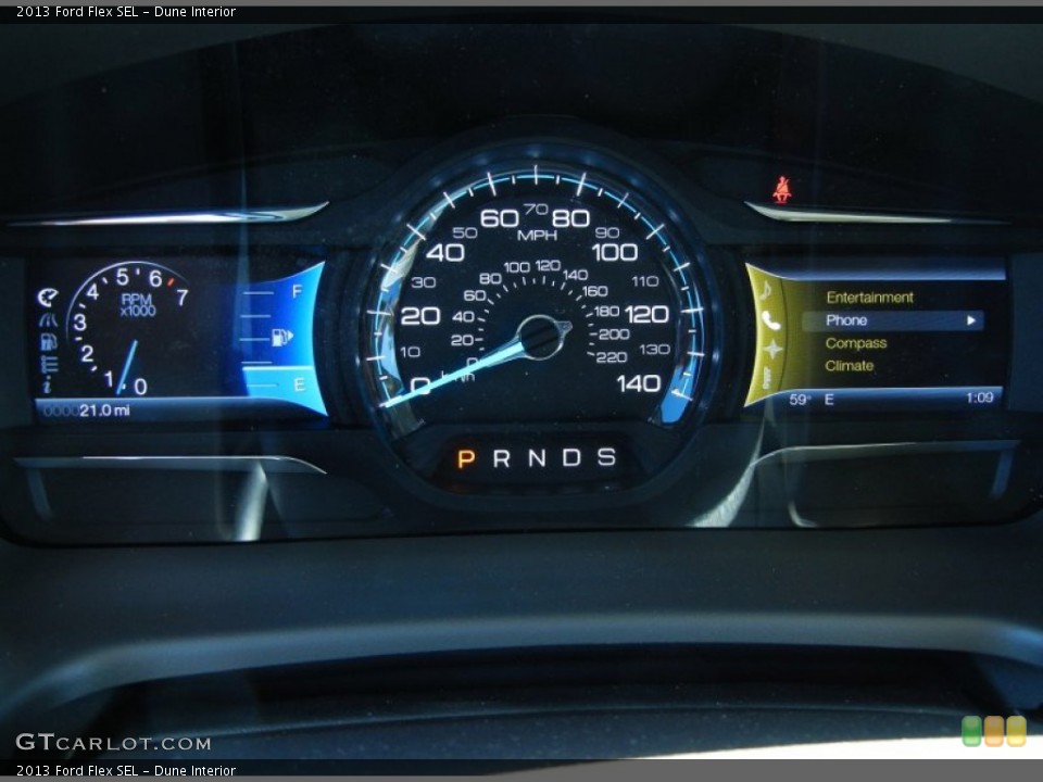 Dune Interior Gauges for the 2013 Ford Flex SEL #78387363