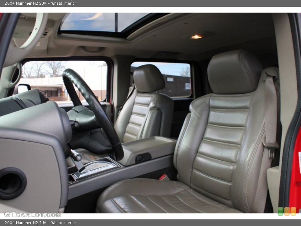Wheat Interior Front Seat for the 2004 Hummer H2 SUV #78387497