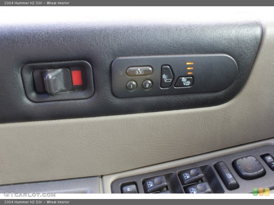 Wheat Interior Controls for the 2004 Hummer H2 SUV #78387546