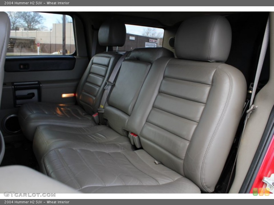 Wheat Interior Rear Seat for the 2004 Hummer H2 SUV #78387629
