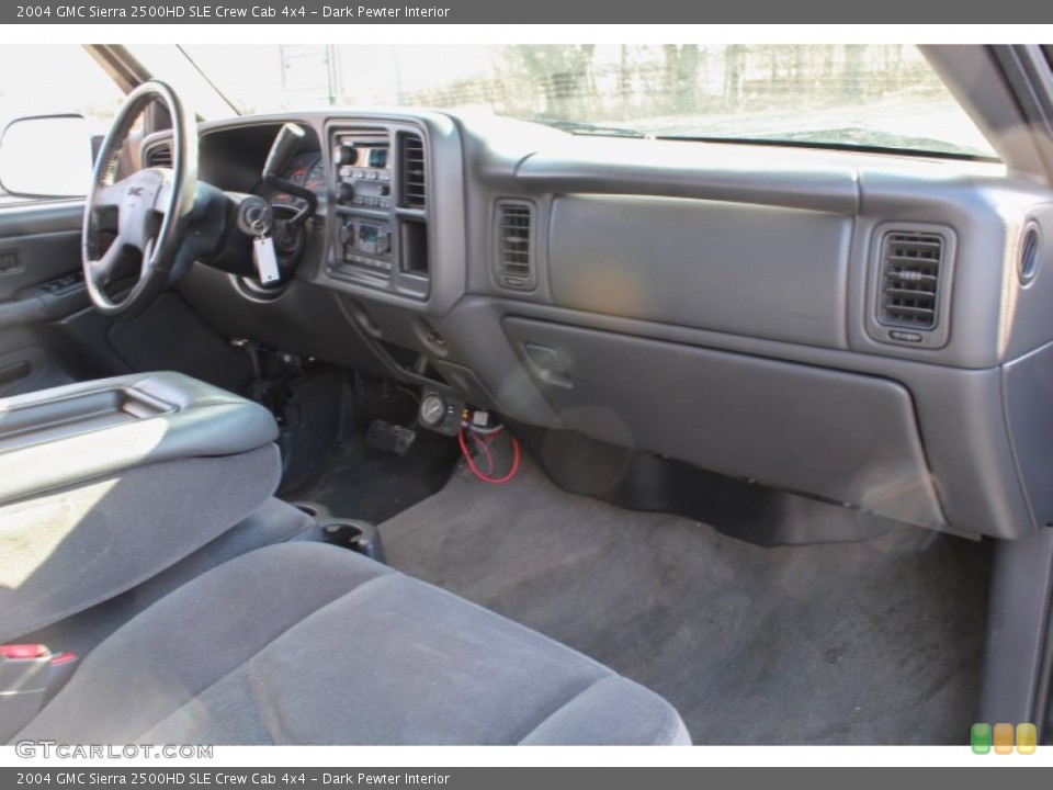 Dark Pewter Interior Dashboard for the 2004 GMC Sierra 2500HD SLE Crew Cab 4x4 #78388409
