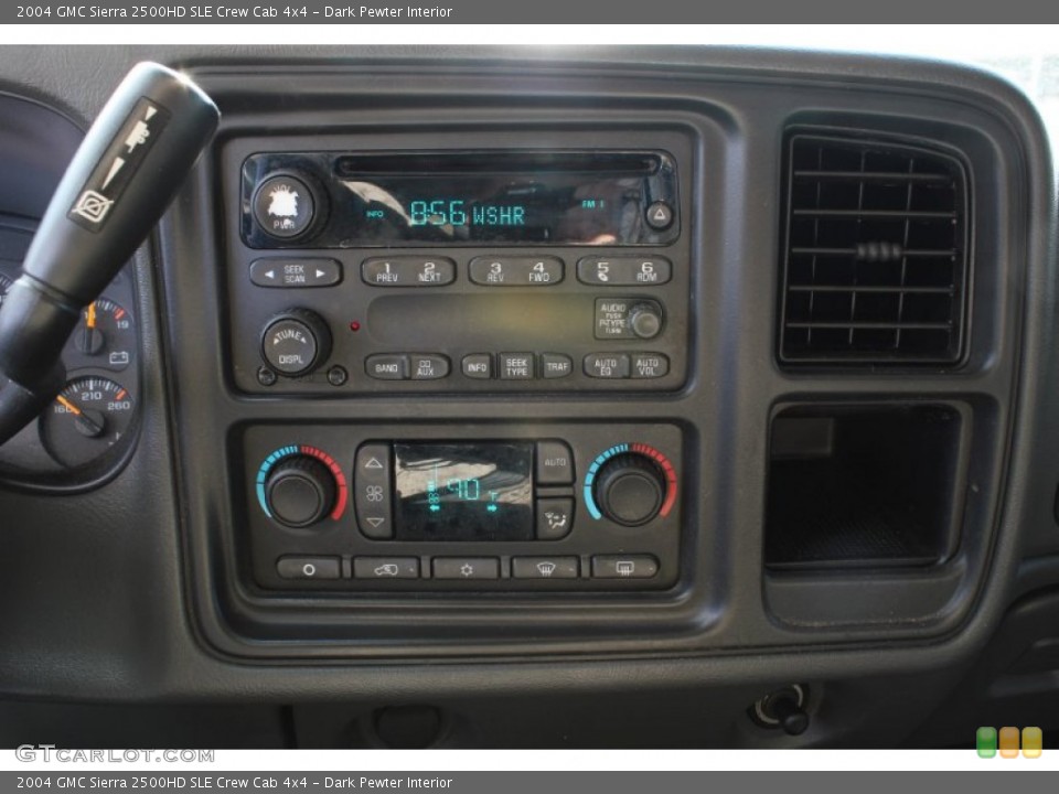 Dark Pewter Interior Controls for the 2004 GMC Sierra 2500HD SLE Crew Cab 4x4 #78388488