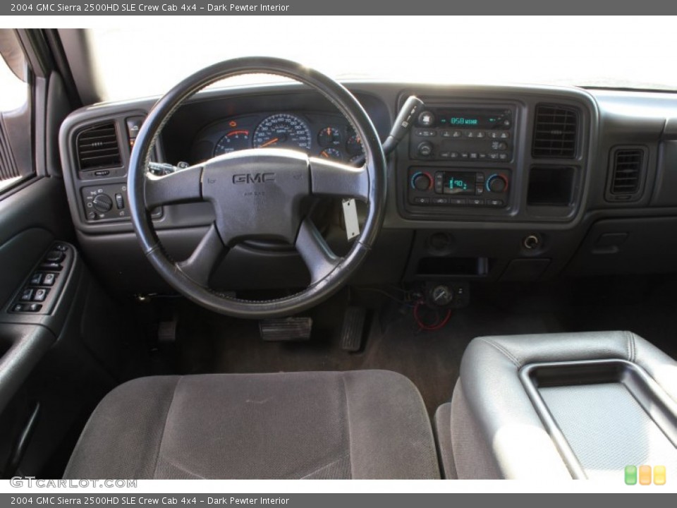 Dark Pewter Interior Dashboard for the 2004 GMC Sierra 2500HD SLE Crew Cab 4x4 #78388577