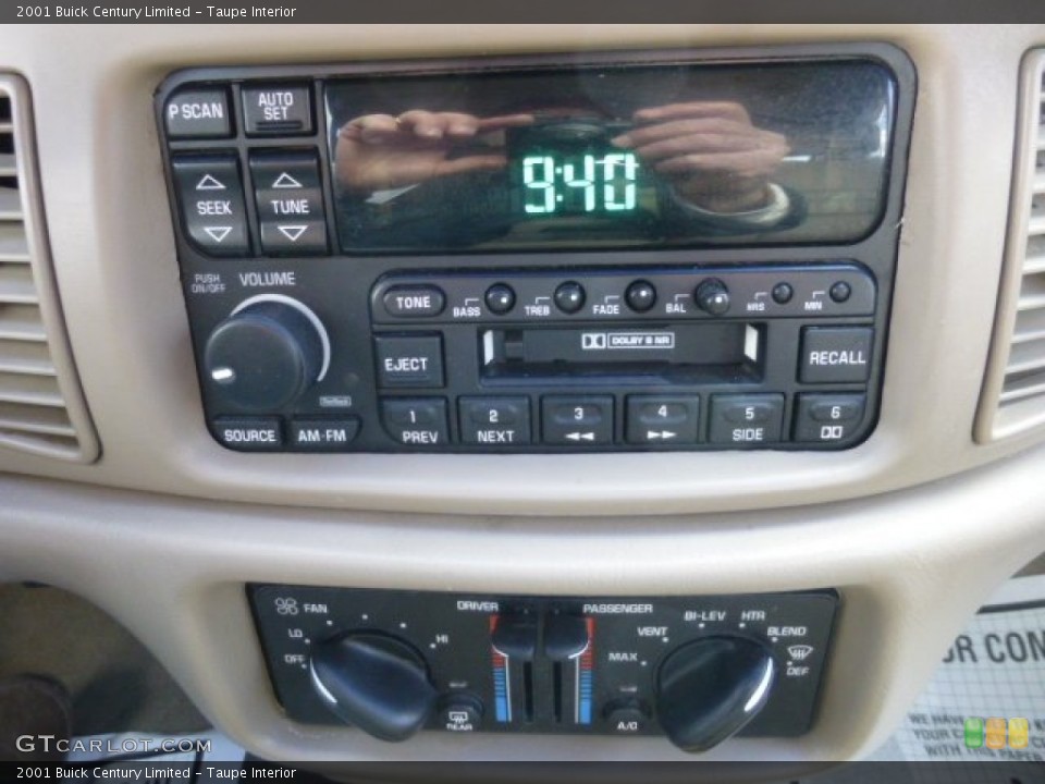 Taupe Interior Audio System for the 2001 Buick Century Limited #78389760