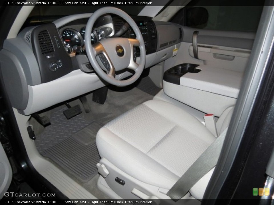 Light Titanium/Dark Titanium Interior Prime Interior for the 2012 Chevrolet Silverado 1500 LT Crew Cab 4x4 #78389798