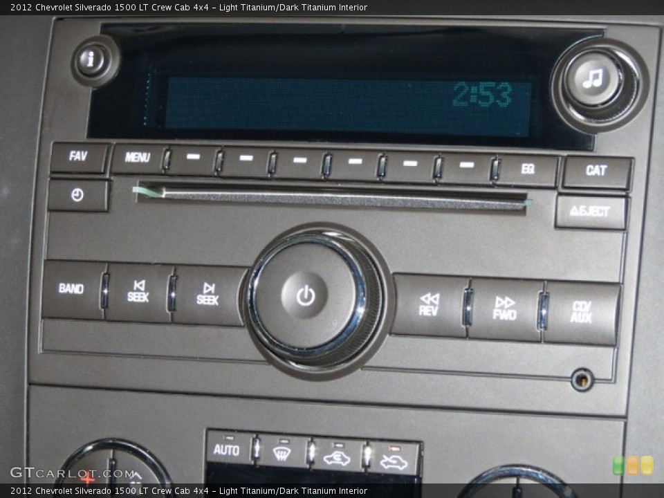 Light Titanium/Dark Titanium Interior Audio System for the 2012 Chevrolet Silverado 1500 LT Crew Cab 4x4 #78389936