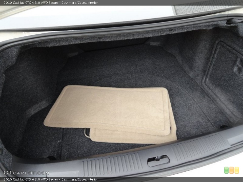 Cashmere/Cocoa Interior Trunk for the 2010 Cadillac CTS 4 3.0 AWD Sedan #78389957