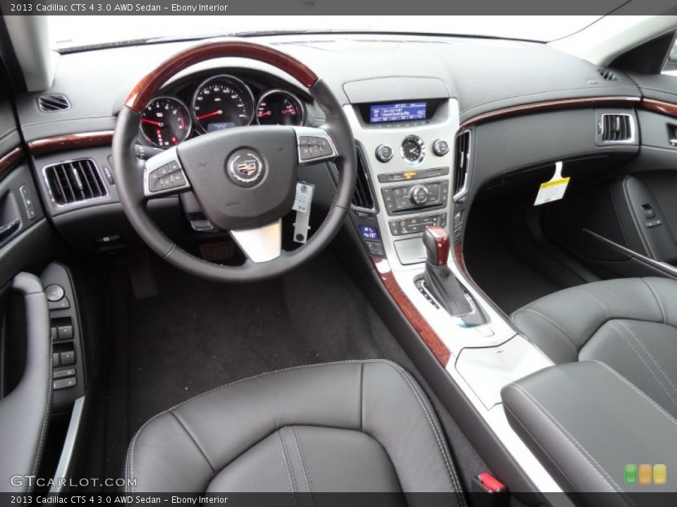 Ebony Interior Prime Interior for the 2013 Cadillac CTS 4 3.0 AWD Sedan #78390980