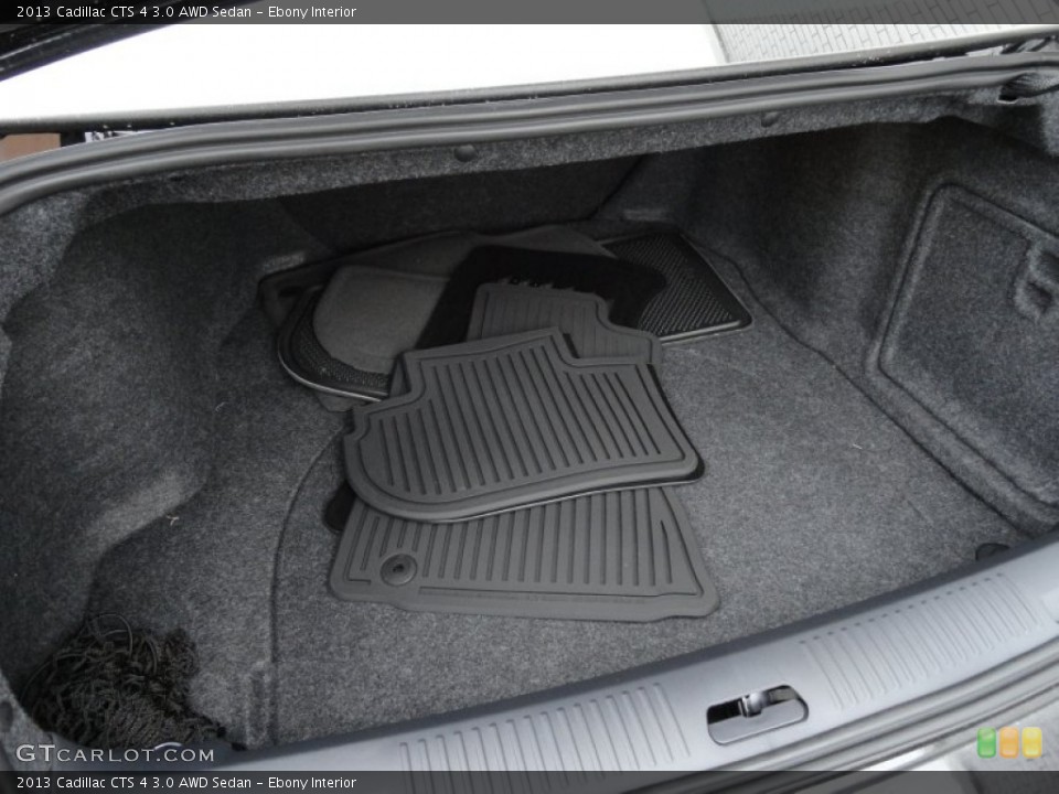 Ebony Interior Trunk for the 2013 Cadillac CTS 4 3.0 AWD Sedan #78391100