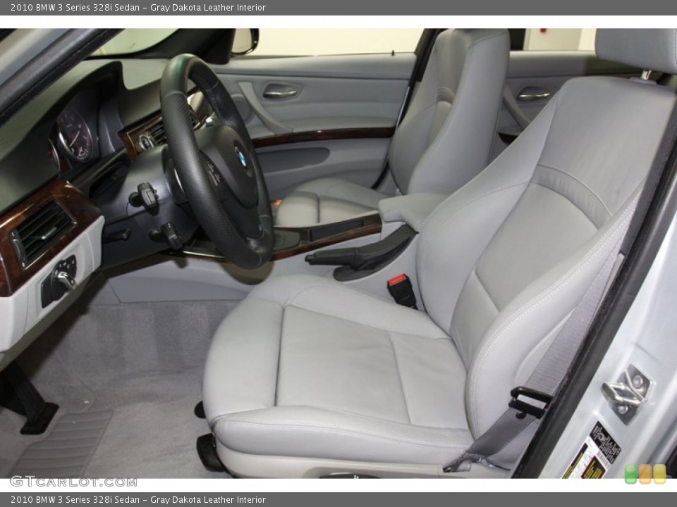 Gray Dakota Leather Interior Photo for the 2010 BMW 3 Series 328i Sedan #78391767