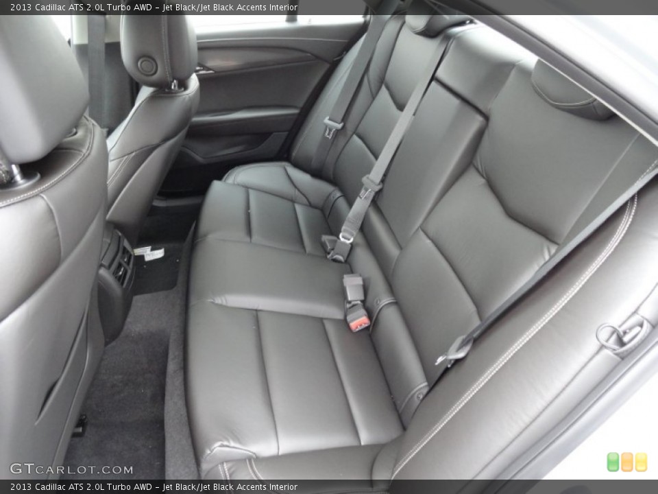 Jet Black/Jet Black Accents Interior Rear Seat for the 2013 Cadillac ATS 2.0L Turbo AWD #78391992