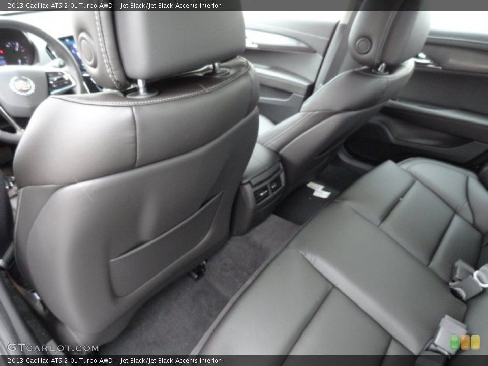 Jet Black/Jet Black Accents Interior Rear Seat for the 2013 Cadillac ATS 2.0L Turbo AWD #78392020