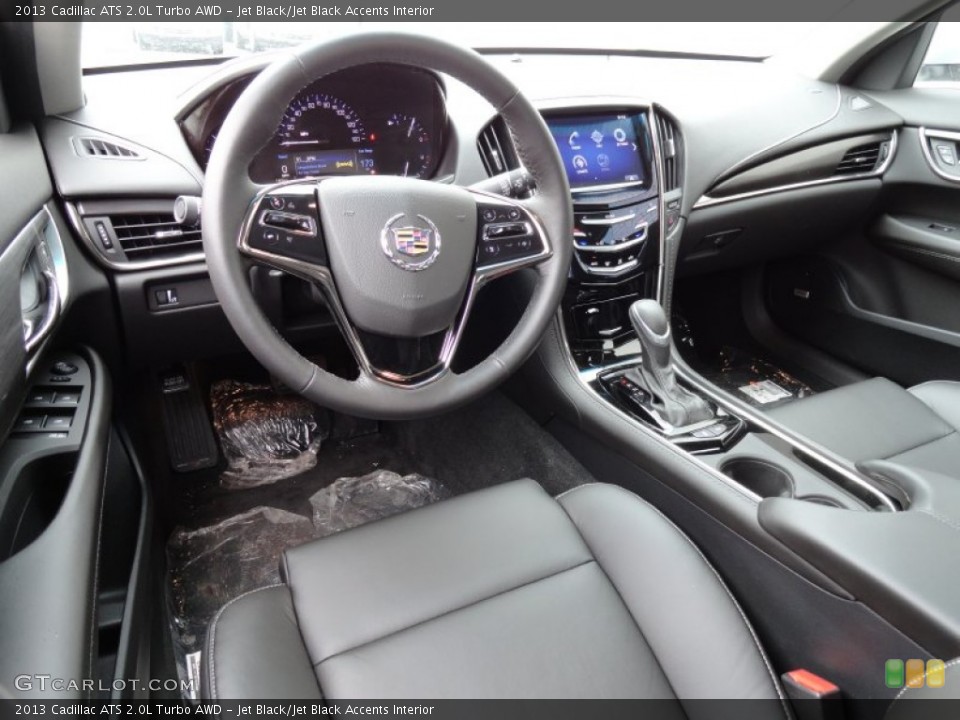 Jet Black/Jet Black Accents Interior Prime Interior for the 2013 Cadillac ATS 2.0L Turbo AWD #78392049