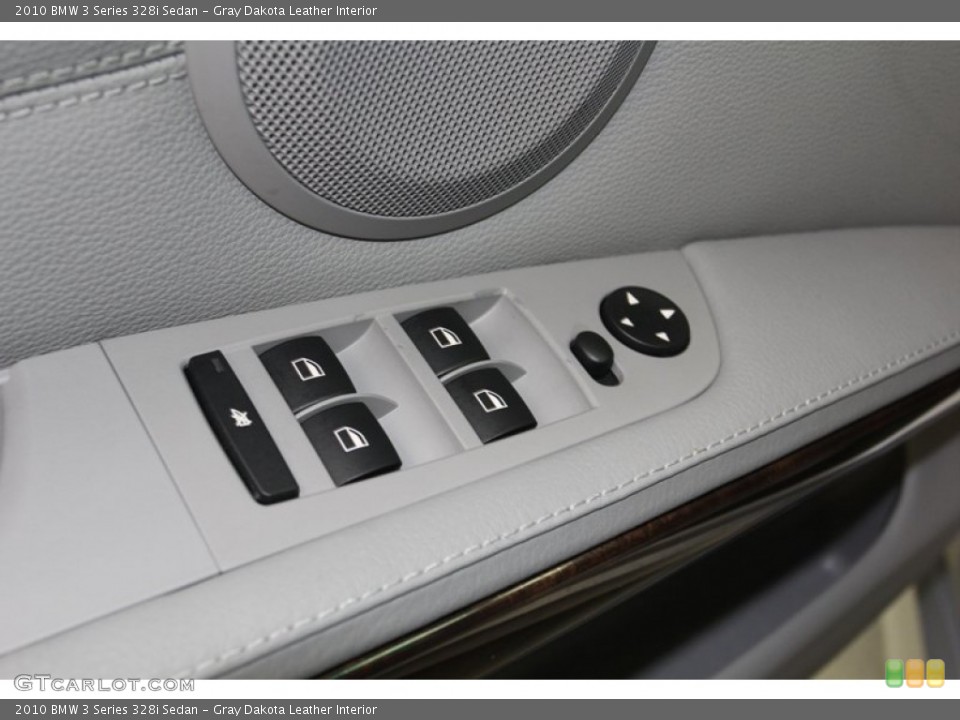 Gray Dakota Leather Interior Controls for the 2010 BMW 3 Series 328i Sedan #78392063