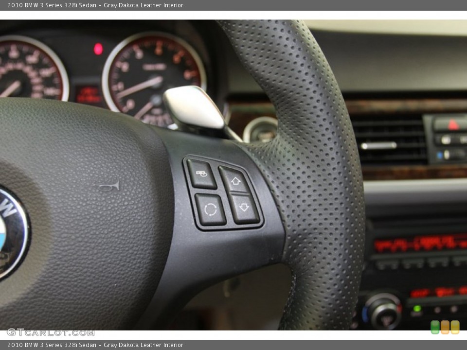 Gray Dakota Leather Interior Controls for the 2010 BMW 3 Series 328i Sedan #78392240