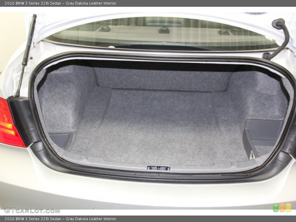 Gray Dakota Leather Interior Trunk for the 2010 BMW 3 Series 328i Sedan #78392403