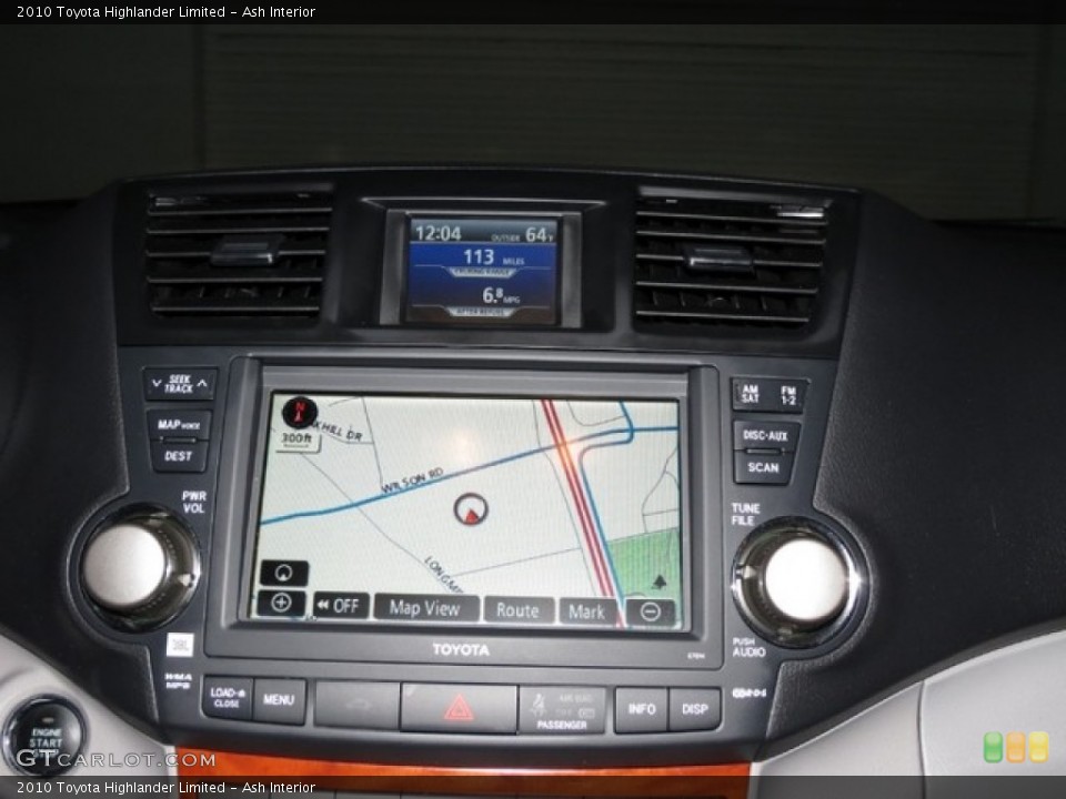 Ash Interior Navigation for the 2010 Toyota Highlander Limited #78392993