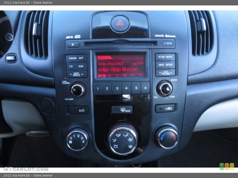 Stone Interior Controls for the 2011 Kia Forte EX #78393407