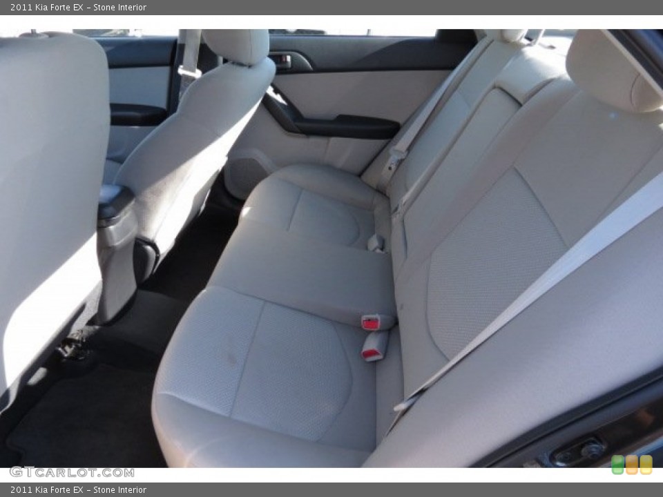 Stone Interior Rear Seat for the 2011 Kia Forte EX #78393450
