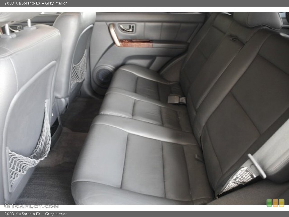 Gray Interior Rear Seat for the 2003 Kia Sorento EX #78393788