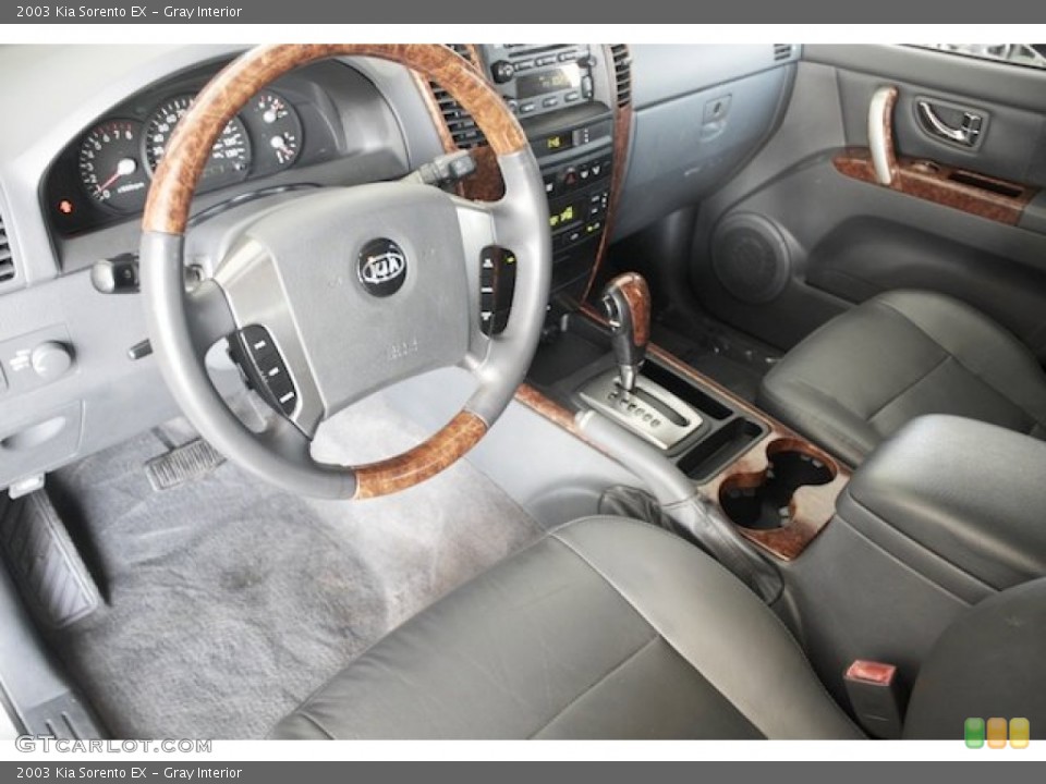 Gray Interior Prime Interior for the 2003 Kia Sorento EX #78393962
