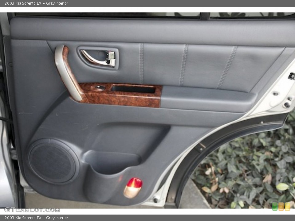 Gray Interior Door Panel for the 2003 Kia Sorento EX #78394247