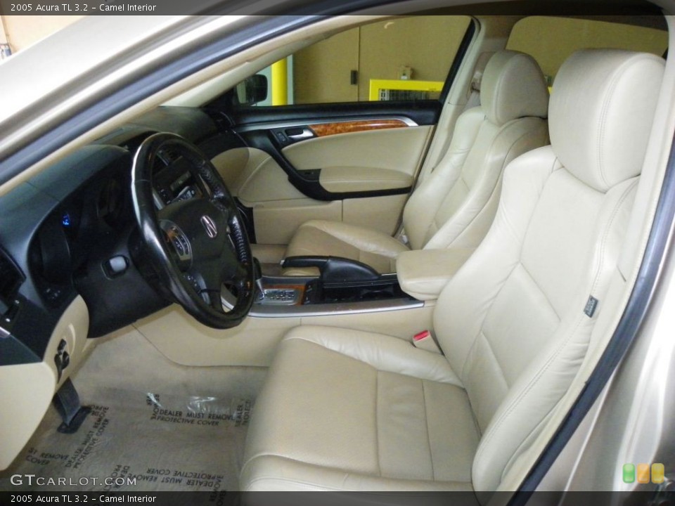 Camel Interior Front Seat for the 2005 Acura TL 3.2 #78398759