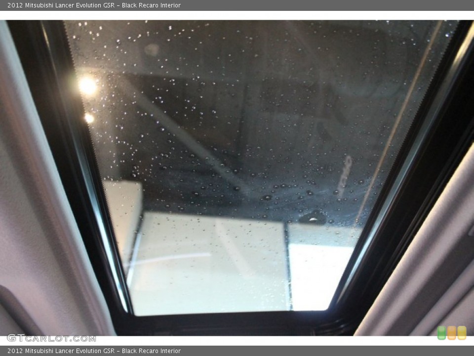 Black Recaro Interior Sunroof for the 2012 Mitsubishi Lancer Evolution GSR #78401114