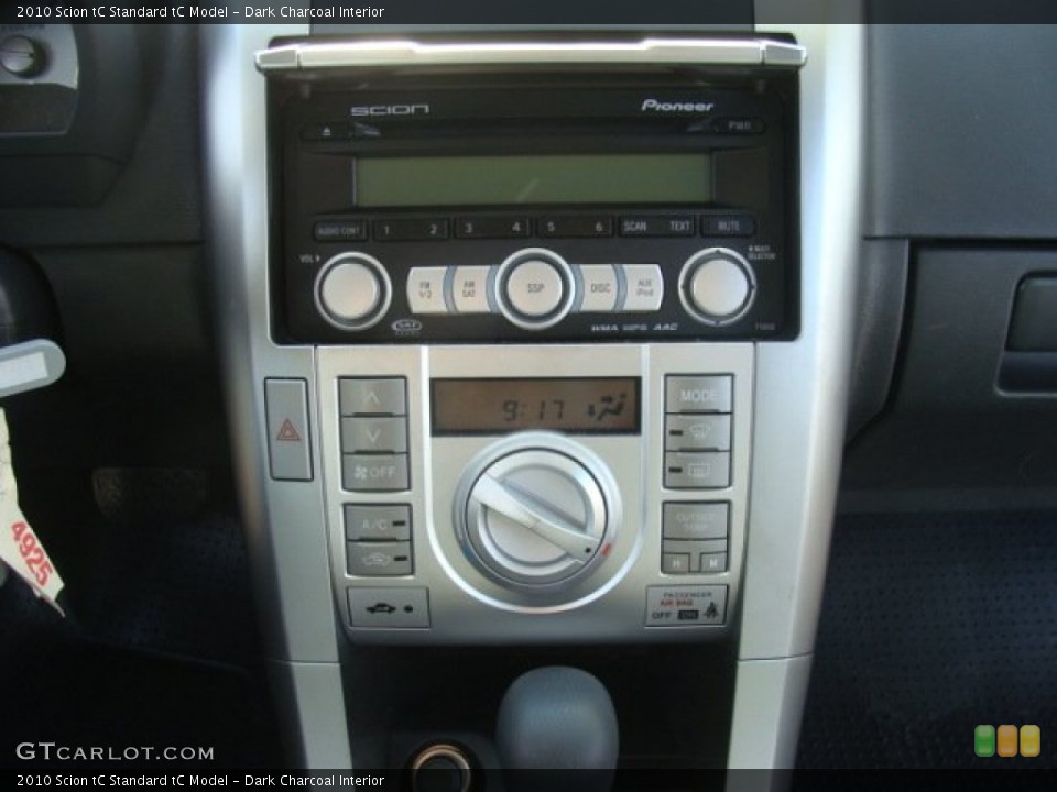 Dark Charcoal Interior Controls for the 2010 Scion tC  #78401141