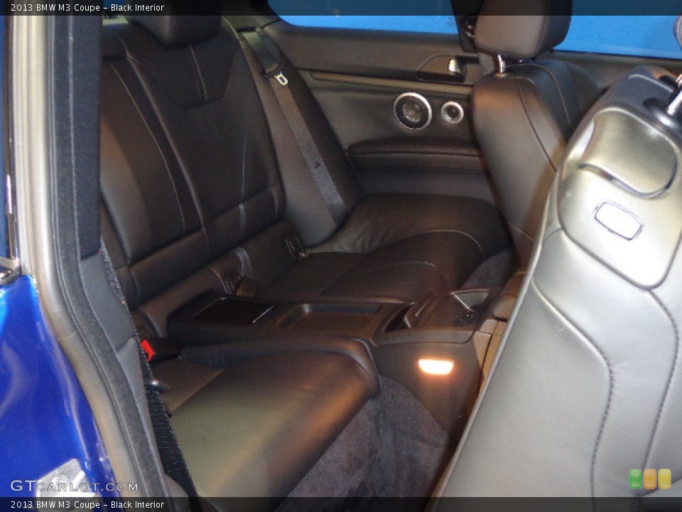 Black Interior Rear Seat for the 2013 BMW M3 Coupe #78401495