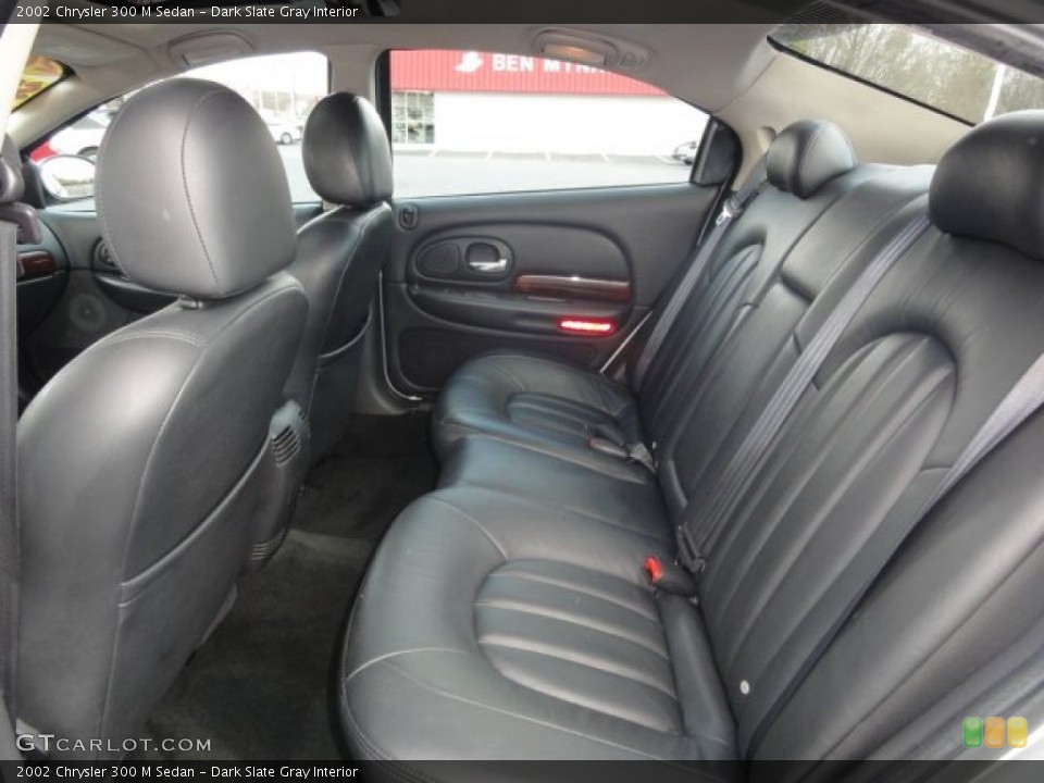 Dark Slate Gray Interior Rear Seat for the 2002 Chrysler 300 M Sedan #78401876