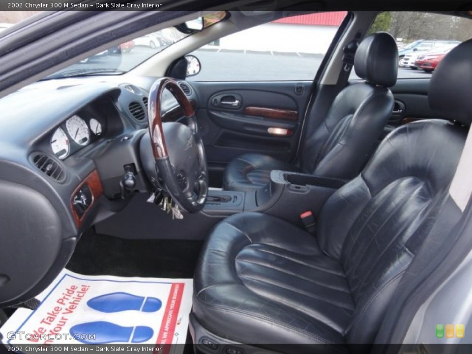 Dark Slate Gray Interior Front Seat for the 2002 Chrysler 300 M Sedan #78401918