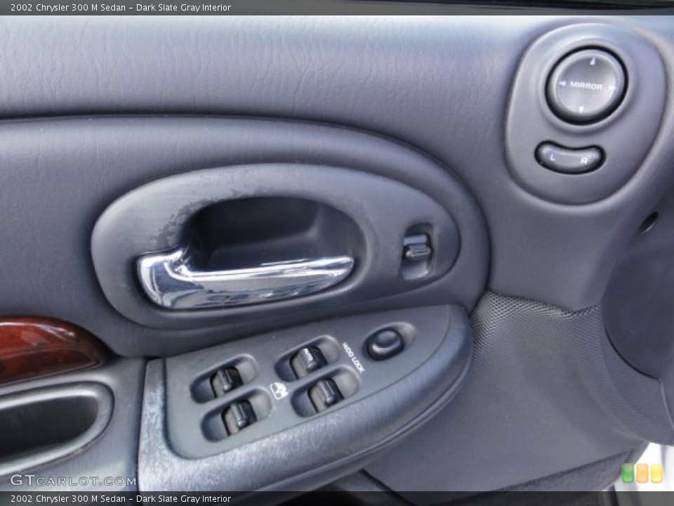 Dark Slate Gray Interior Controls for the 2002 Chrysler 300 M Sedan #78401936