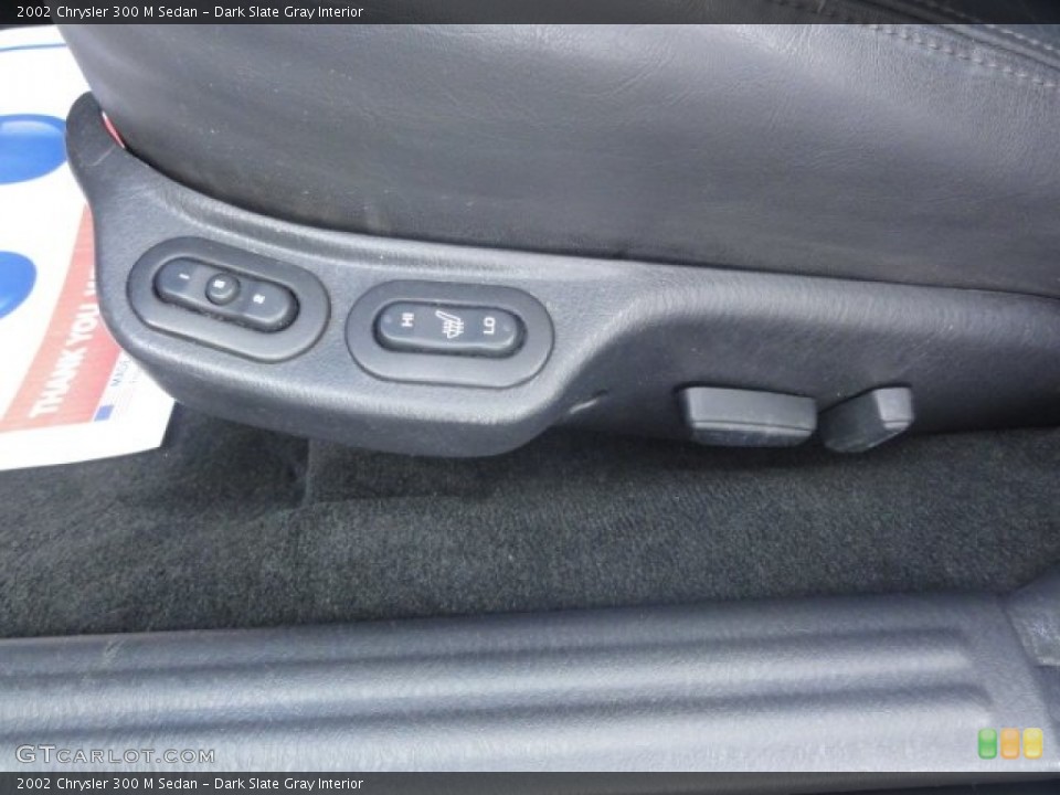 Dark Slate Gray Interior Controls for the 2002 Chrysler 300 M Sedan #78401963