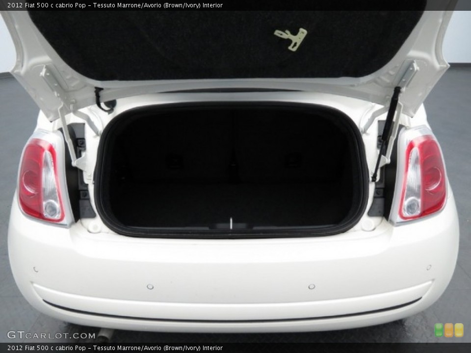 Tessuto Marrone/Avorio (Brown/Ivory) Interior Trunk for the 2012 Fiat 500 c cabrio Pop #78402362