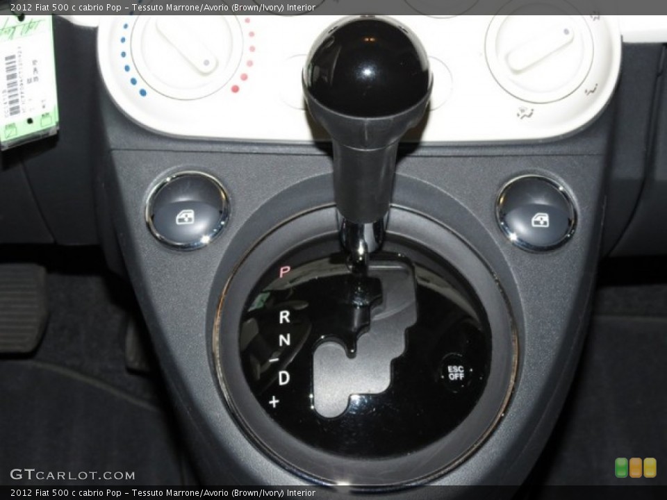 Tessuto Marrone/Avorio (Brown/Ivory) Interior Transmission for the 2012 Fiat 500 c cabrio Pop #78402729