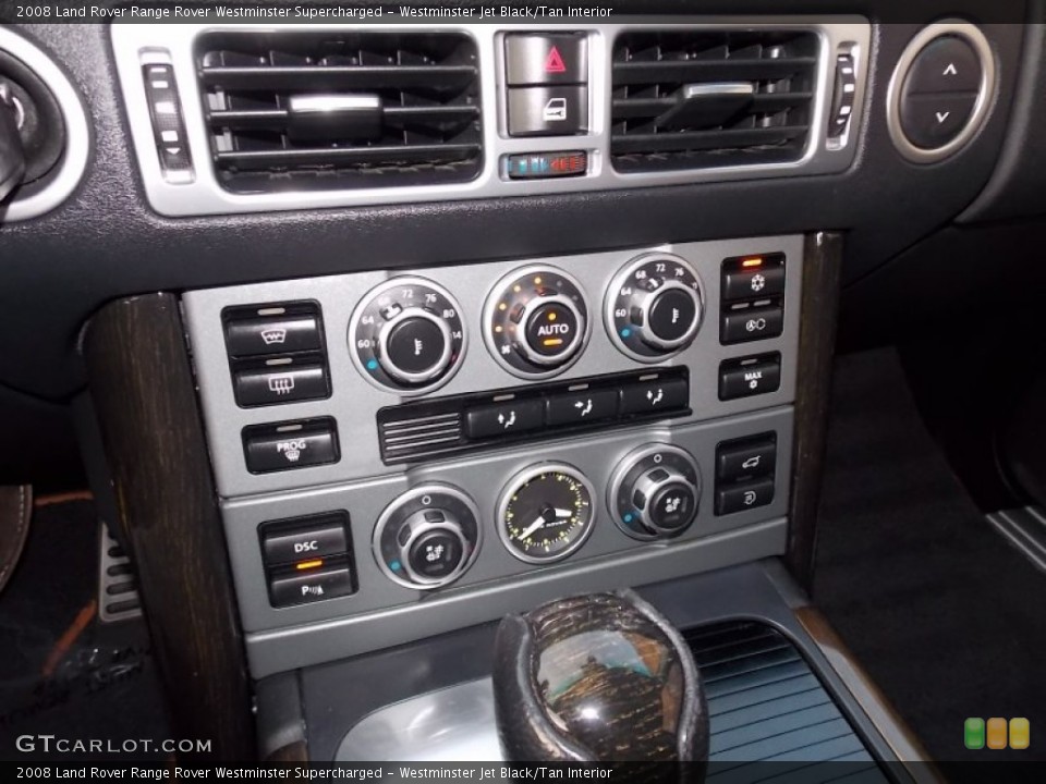 Westminster Jet Black/Tan Interior Controls for the 2008 Land Rover Range Rover Westminster Supercharged #78405515