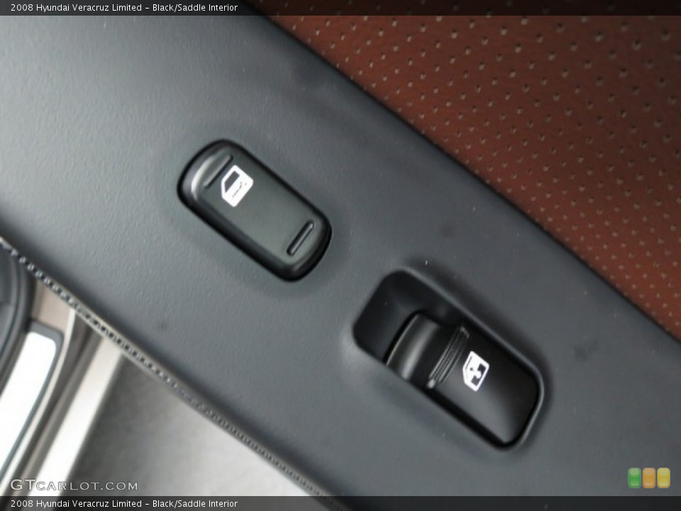 Black/Saddle Interior Controls for the 2008 Hyundai Veracruz Limited #78405521