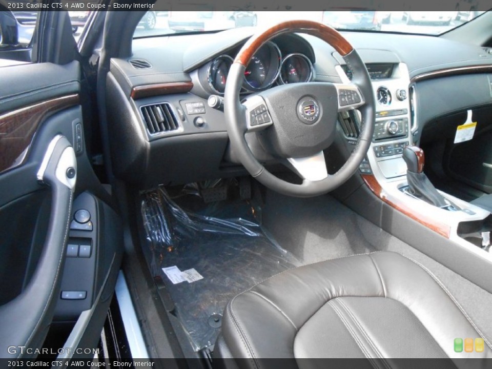 Ebony Interior Photo for the 2013 Cadillac CTS 4 AWD Coupe #78406606