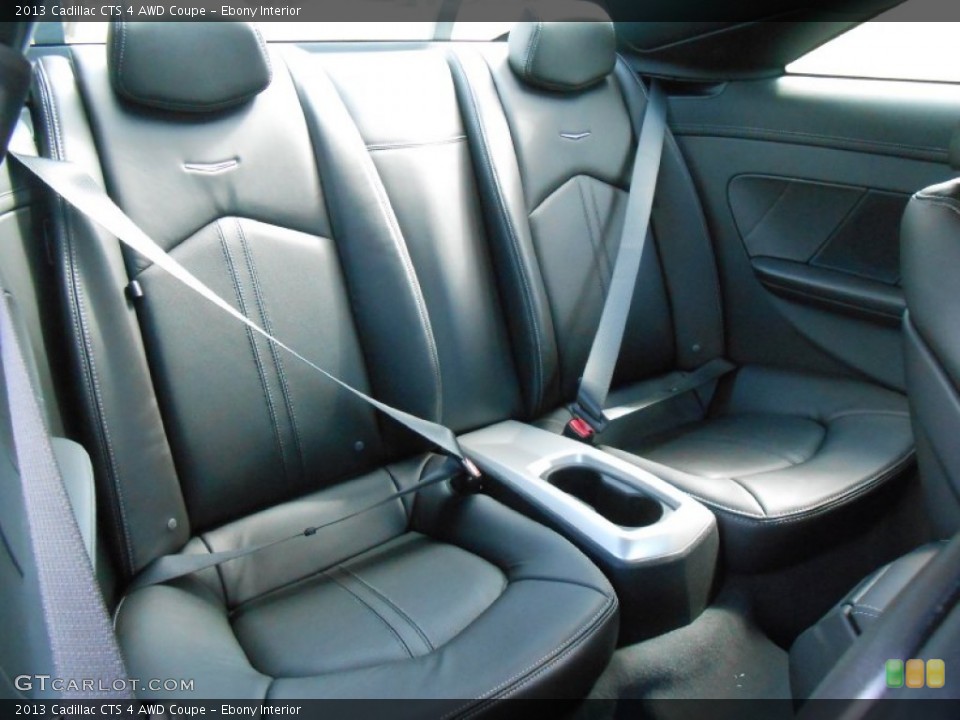 Ebony Interior Rear Seat for the 2013 Cadillac CTS 4 AWD Coupe #78406622