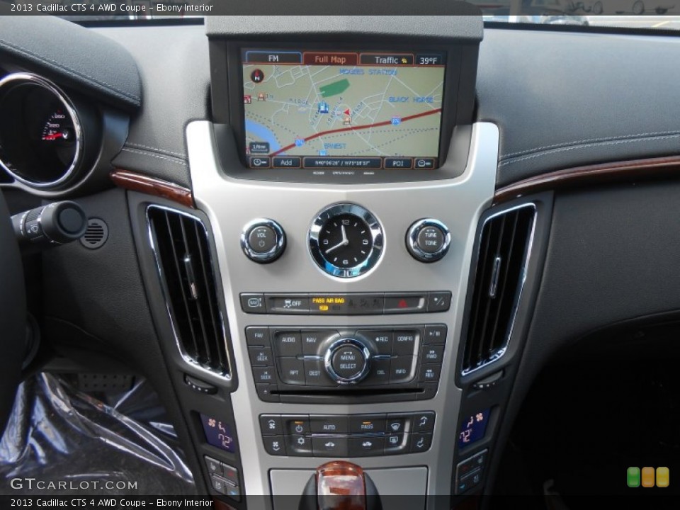 Ebony Interior Navigation for the 2013 Cadillac CTS 4 AWD Coupe #78406702
